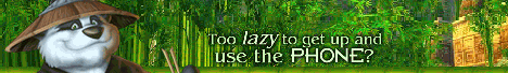 Too lazy to get up and use the PHONE? — Pandaren Xpress